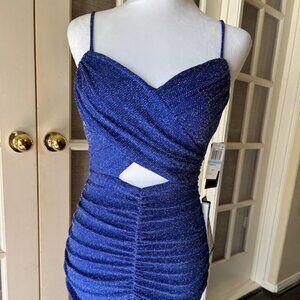 City Studio NWT dress, Sz 5, color cobalt blue